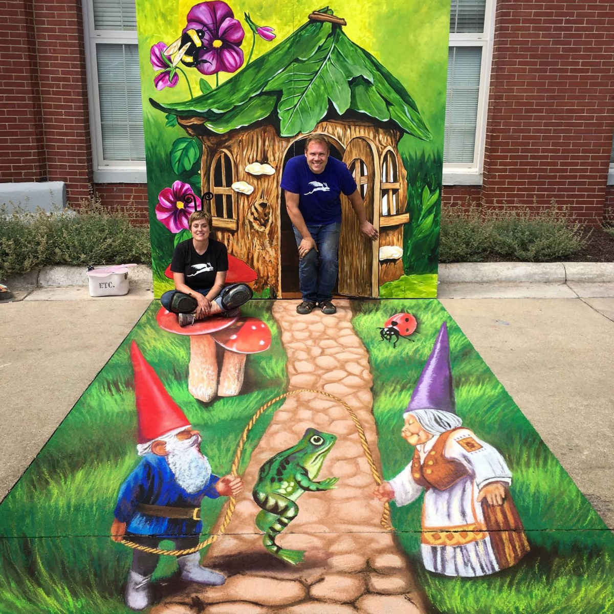 A Pigment of Your Imagination Michigan chalk artists, Dave Brenner